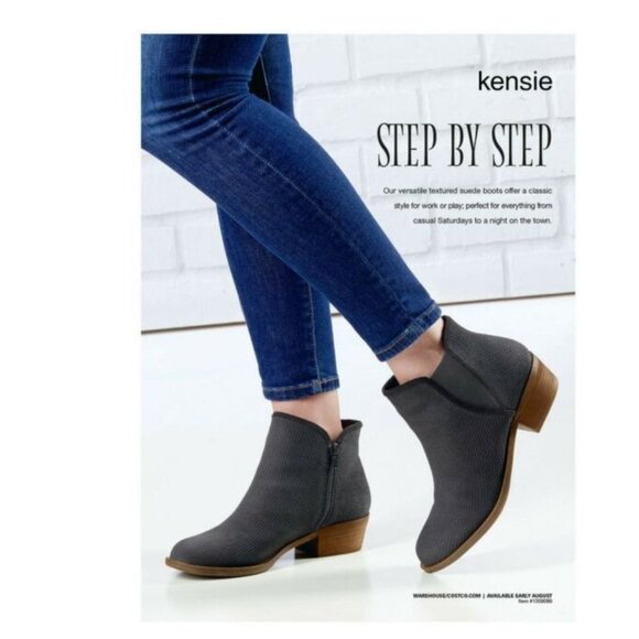 kensie Women's Gerona Ankle Boot E898 - Picture 1 of 11